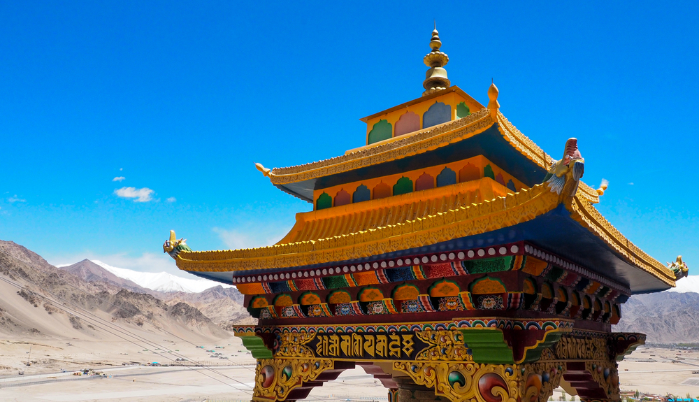 Shey Palace in Leh Ladakh, Jammu and Kashmir, India